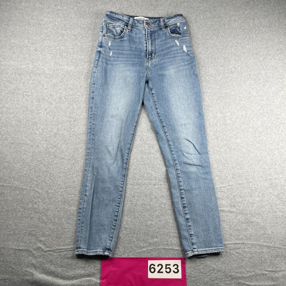 Abercrombie & Fitch Jeans Super Skinny Ankle High Rise Womens Size 0R Curve Love
